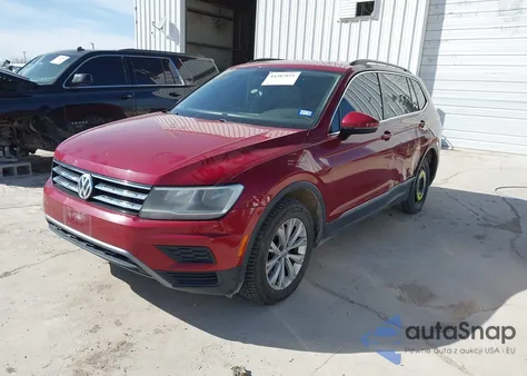 2018 Volkswagen Tiguan 2.0T Se/2.0T Sel z USA, uszkodzony, nr VIN 3VV2B7AX9JM121083